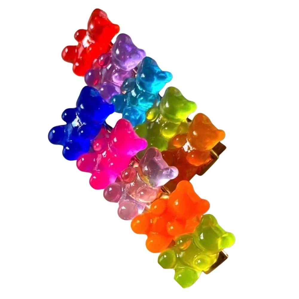 BARRETTES: Gummy Bear, NIP